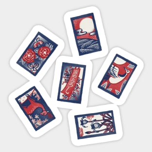 Hanafuda (花札)⁠ Sticker